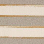 Tissu rayé Apache taupe ocre Casamance