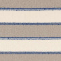 Tissu rayé Apache taupe bleu Casamance
