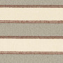 Tissu rayé Apache taupe terracotta Casamance