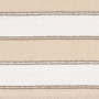 Tissu rayé Apache taupe beige Casamance