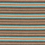 Jacquard tissé non feu Serapes turquoise marine Casamance