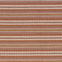 Jacquard tissé non feu Serapes rouge terre taupe Casamance