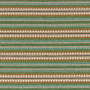 Jacquard tissé non feu Serapes ocre vert Casamance