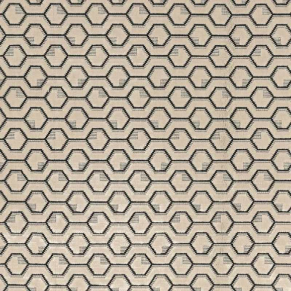 Jacquard velours Mayfair sable Casamance