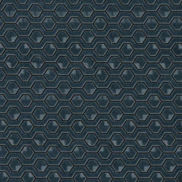 Jacquard velours Mayfair orage Casamance