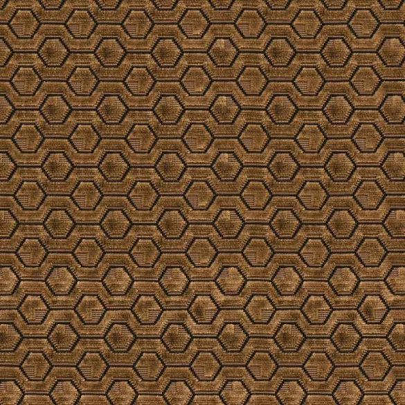 Jacquard velours Mayfair mordore Casamance