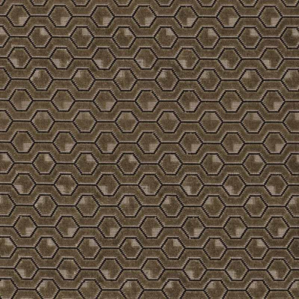 Jacquard velours Mayfair taupe Casamance