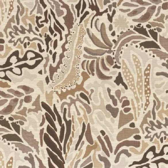 Tissu tissé Pae beige écru Casamance