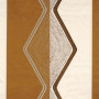 Tissu brodé Mesa mordoré Casamance