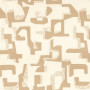 Tissu brodé Colorado crème Casamance