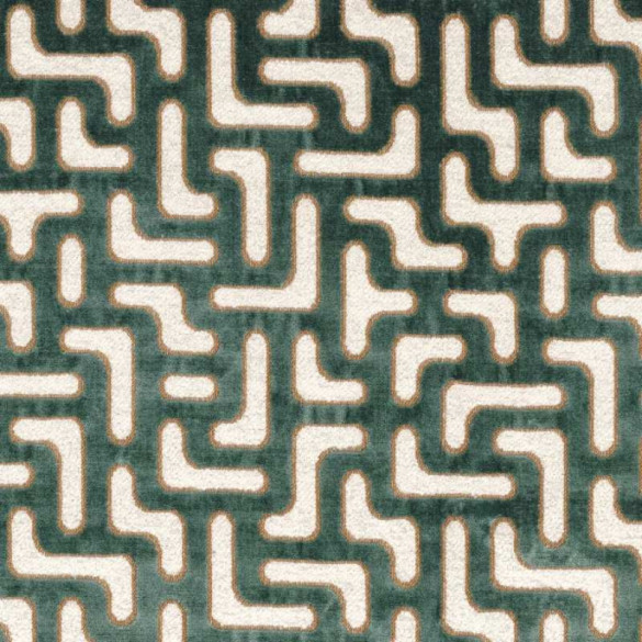 Jacquard velours Bryce céladon Casamance
