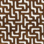 Jacquard velours Bryce mordoré Casamance