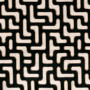 Jacquard velours Bryce noir Casamance