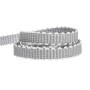 Galon serpentine 17 mm gris