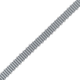 Galon serpentine 17 mm bleu gris