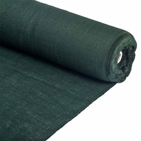 Toile de jute vert foncé 330 gr/m² - 140 cm - 25m