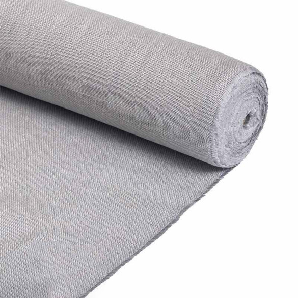 Toile de jute gris clair 330 gr/m² 140 cm - 25m