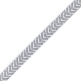 Galon chevron 20 mm gris