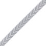 Galon chevron 20 mm gris