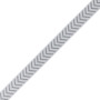 Galon chevron 20 mm gris