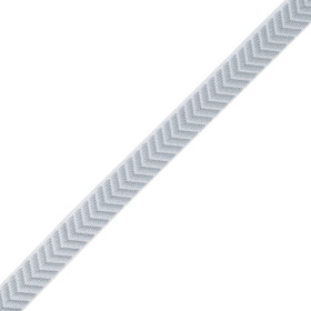 Galon chevron 20 mm bleu gris