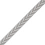 Galon chevron 20 mm taupe