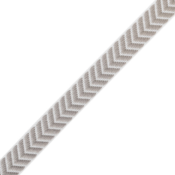 Galon chevron 20 mm taupe