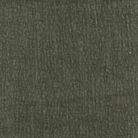 Tissu chenille Rodeo vert forêt Casamance