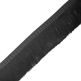 Frange effilé 8 cm noir