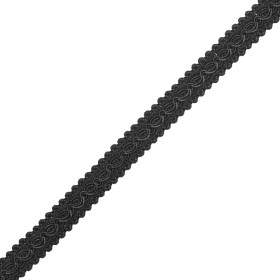 Galon marquise 12 mm noir