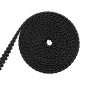 Galon épi de blé 9 mm gris anthracite, au mètre