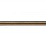 Kit tringle à rideau laiton vieilli Ø20 mm X 200 cm