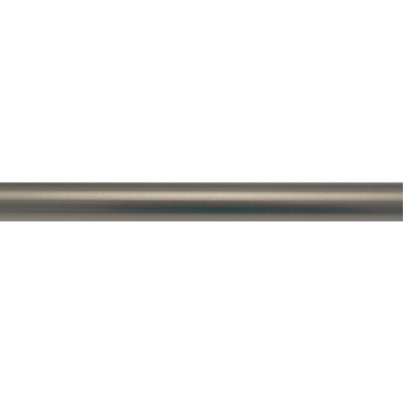 Kit tringle à rideau nickel mat Ø20 mm X 250 cm