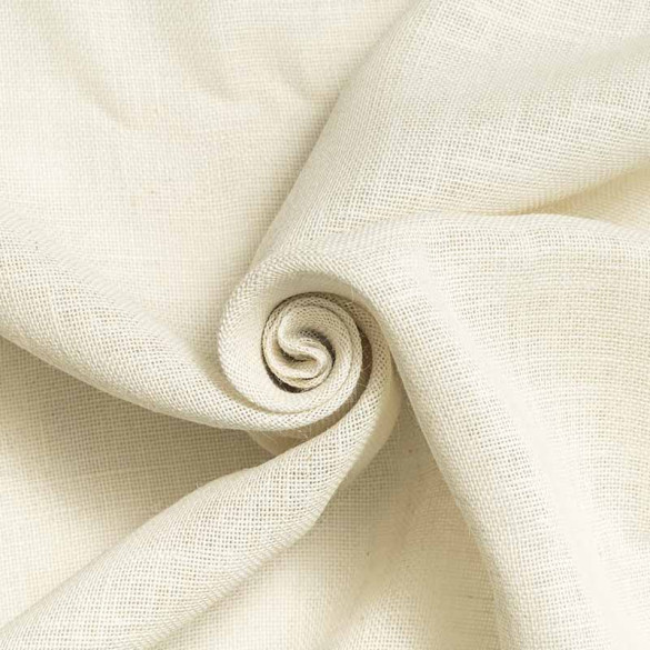 Toile de jute blanche au mètre - 330g/m² - 140 cm