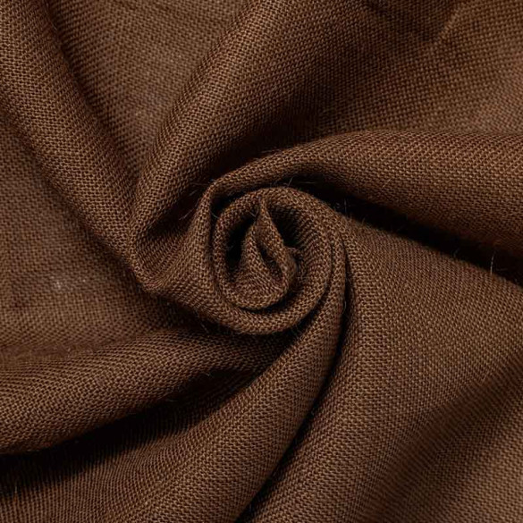 Toile de jute marron au mètre - 330 gr/m² - 260 cm