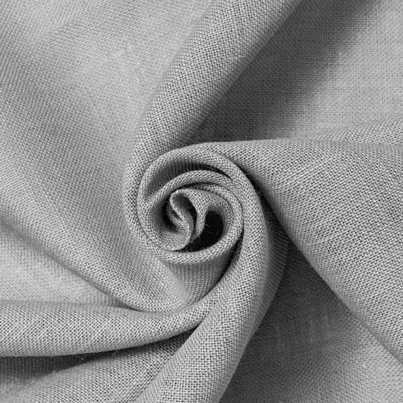 Toile de jute gris clair au mètre - 330 gr/m² - 140 cm