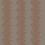 Tissu brodé Winter Blossom orange Jab