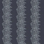 Tissu brodé Winter Blossom bleu gris Jab