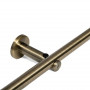 Support berceau Ø20 mm Bronze 76 mm
