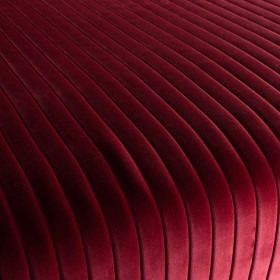 Velours côtelé Queen Velvet rubis Jab