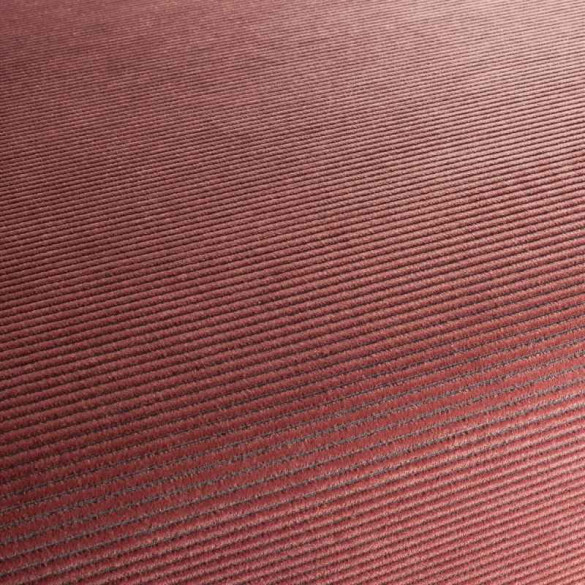 Velours cotelé à rayures Silas rose corail Jab