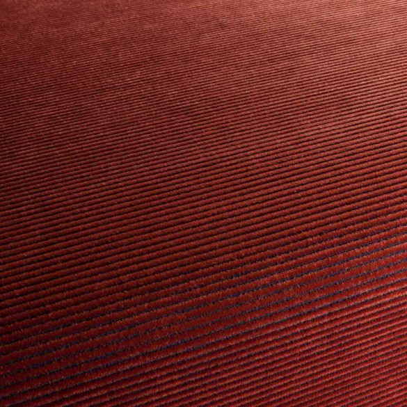 Velours cotelé à rayures Silas tuilé orangé Jab