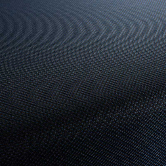 Jacquard tissé Nano bleu noir Jab