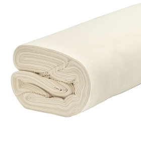 Toile blanche tapissier 180 gr/m² qualité supérieure, les 50m