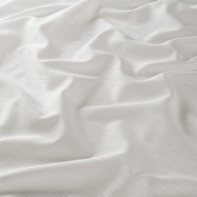 Voile tissé à rayures Pin blanc cassé Jab 310 cm