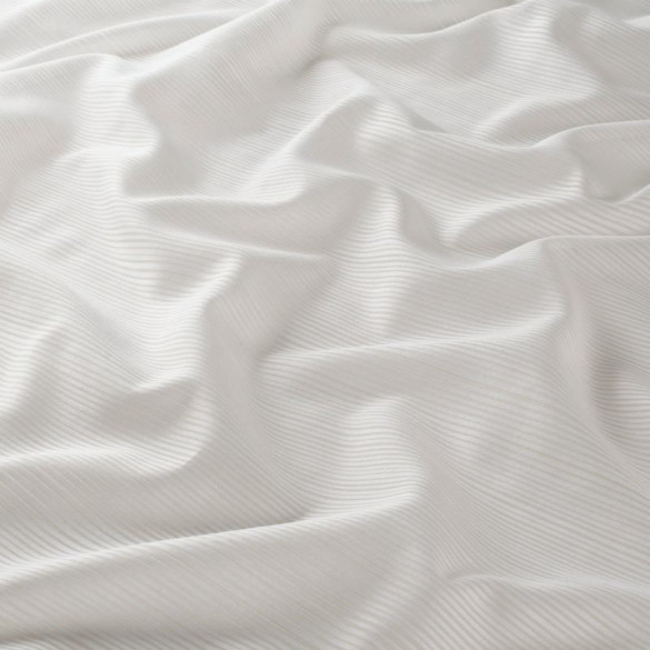 Voile tissé à rayures Pin blanc cassé Jab 310 cm