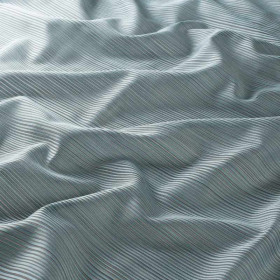 Voile tissé à rayures Pin bleu charmant Jab 310 cm
