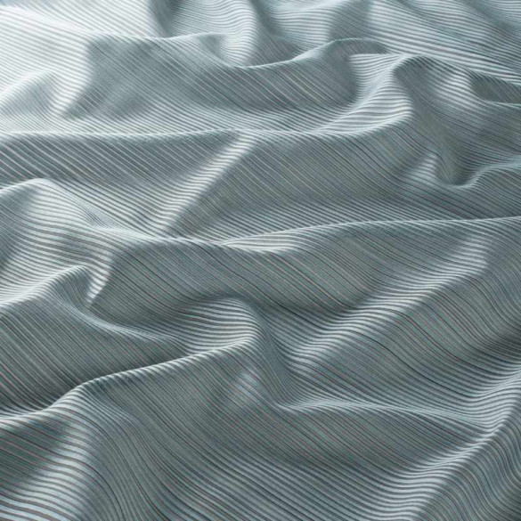 Voile tissé à rayures Pin bleu charmant Jab 310 cm