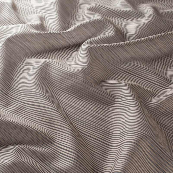 Voile tissé à rayures Pin taupe Jab 310 cm