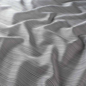 Voile tissé à rayures Pin argile Jab 310 cm